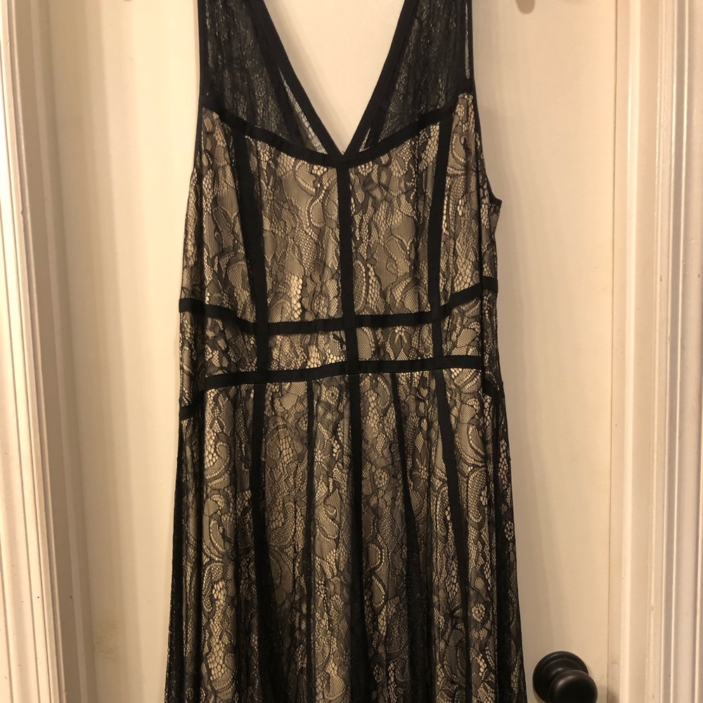 Light, flowing, sexy dress falls right below knees